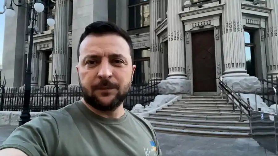 Zelenski pidió a los asistentes al festival de música más importante del mundo su apoyo contra la invasión rusa.