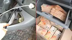 Viajaban con más $8.000.000 ocultos en una camioneta y los incautaron