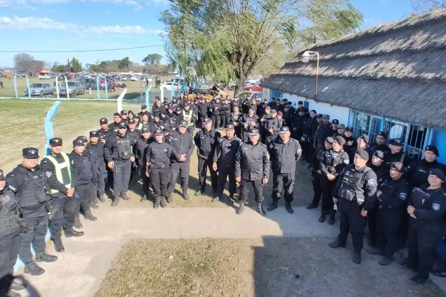 Gran despliegue de seguridad en el marco del TC en la ciudad de Rafaela