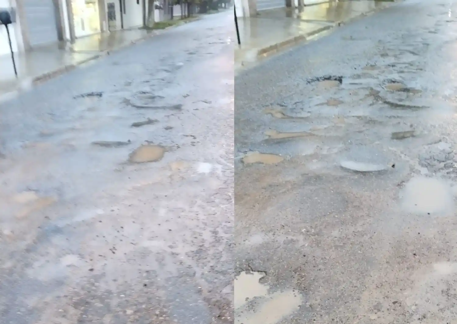 Caroni y Sarmiento: vecinos reclaman por calles rotas