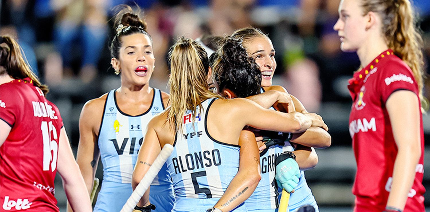 Las Leonas no dejaron dudas frente a Bélgica