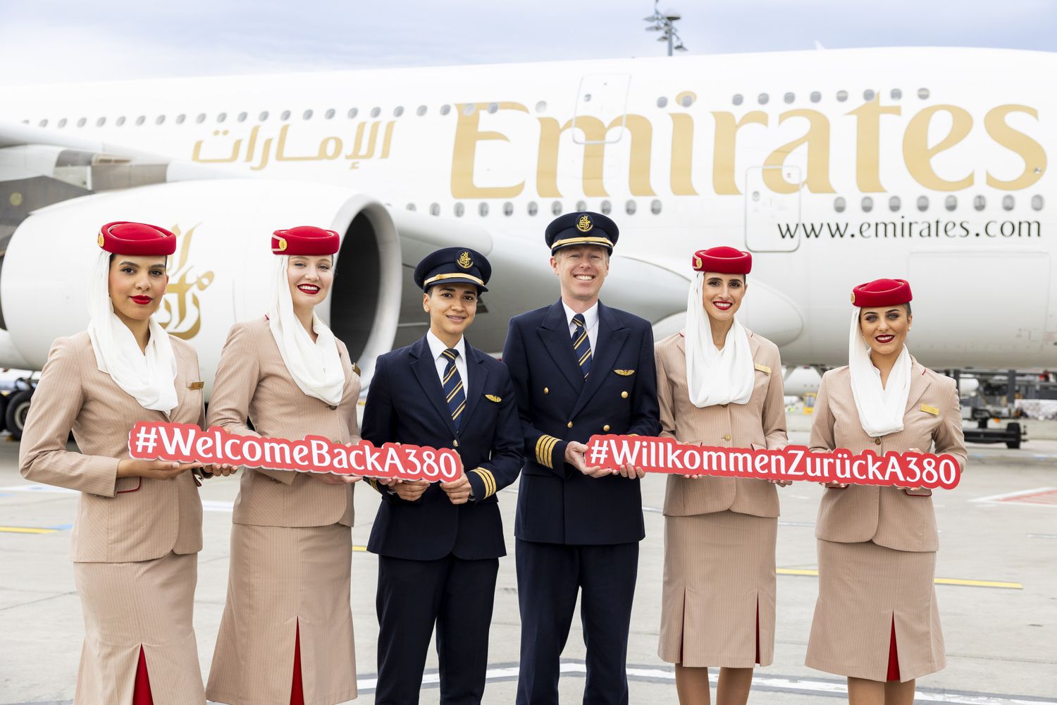 Emirates reanudó sus vuelos con Airbus A380 en Viena