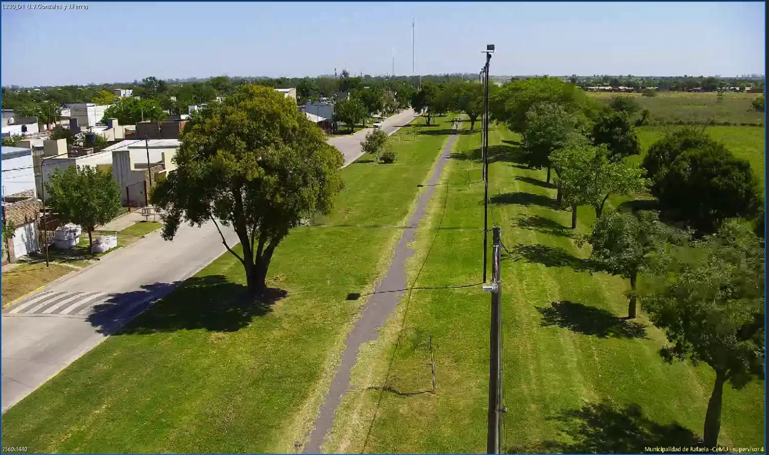 Se pusieron en marcha tres cámaras de video vigilancia