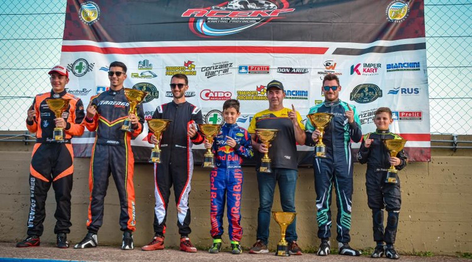 Andrés García y Pablo Zapata dejaron en lo más alto el prestigio del karting gualeguayense al hacer podio en la 1a. fecha del Entrerriano que se disputó el pasado fin de semana en Concordia.