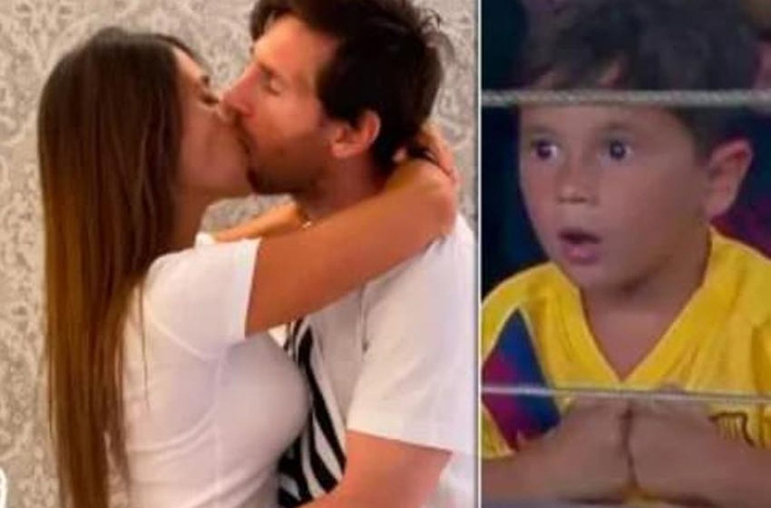 Tras el beso de Messi y Anto Rocuzzo en el nuevo video de Residente, estallaron los memes