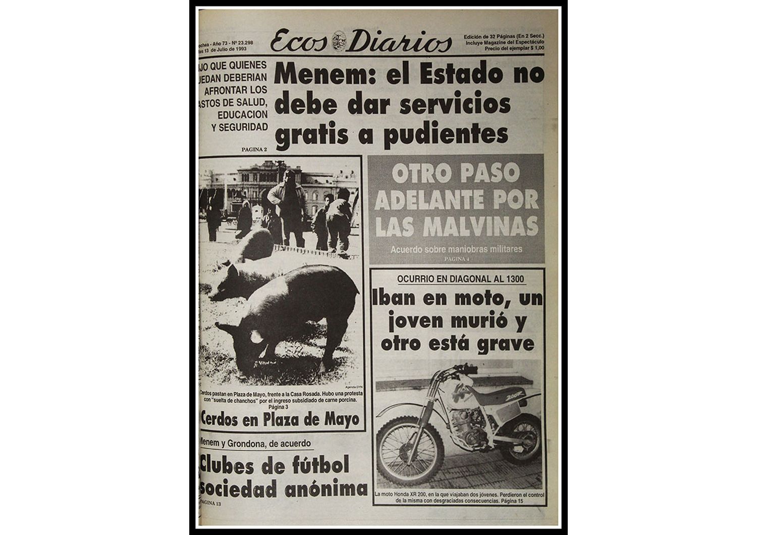 Martes 13 de julio de 1993