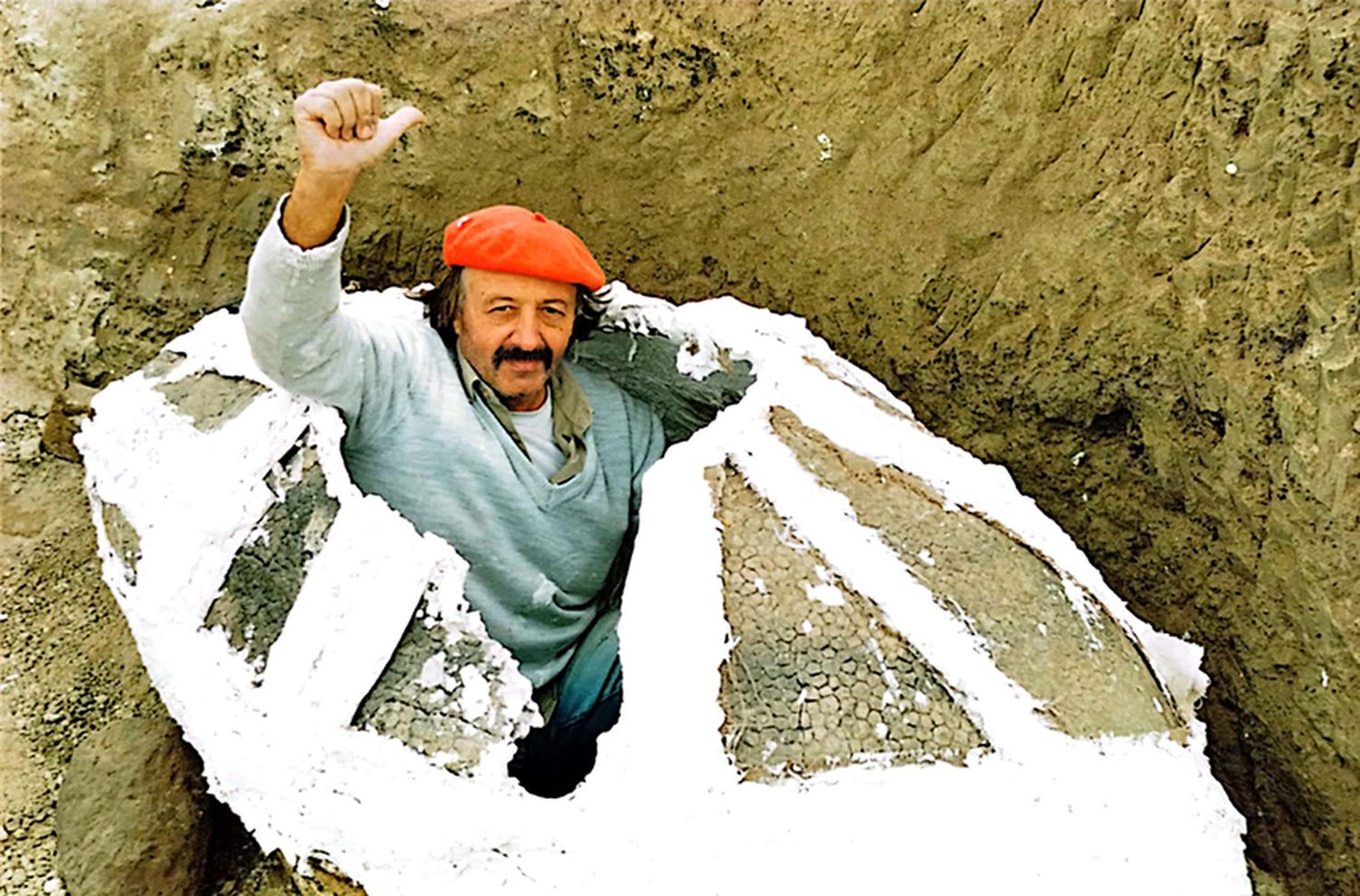 Falleció Orlando "Tito" Scaglia, gran impulsor de la paleontología en Mar del Plata