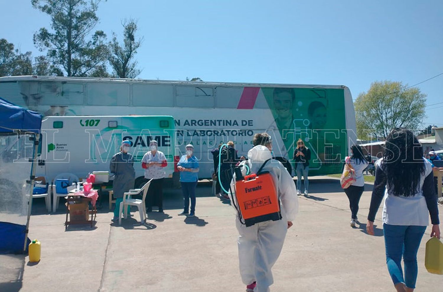 Con el laboratorio móvil, comenzó una nueva etapa del Plan Detectar en Nuevo Golf