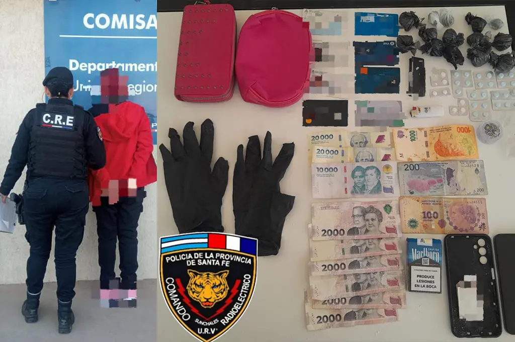 Violó una medida cautelar y la atraparon con marihuana fraccionada en la mochila