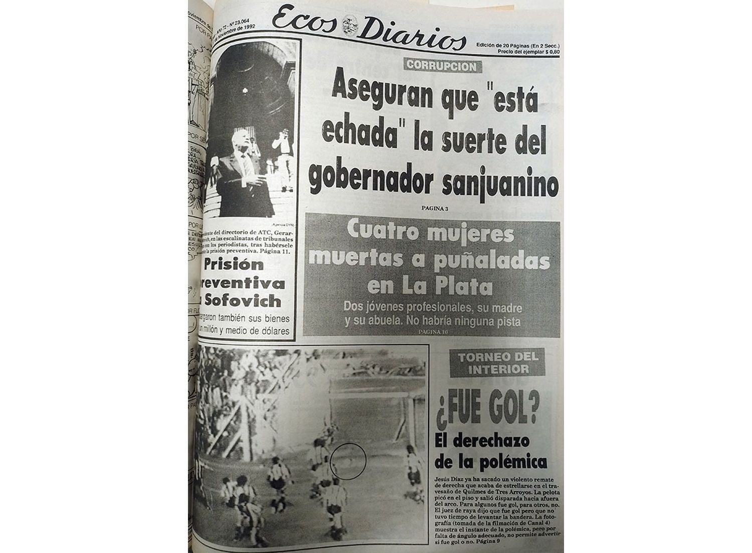 Martes 17 de noviembre de 1992