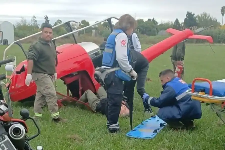 Santa Fe: se estrelló un helicóptero con un piloto policial y un mecánico a bordo