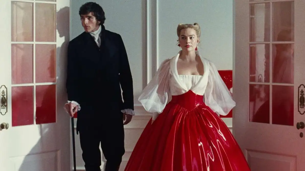 La película es protagonizada por Margot Robbie y Jacob Elordi.