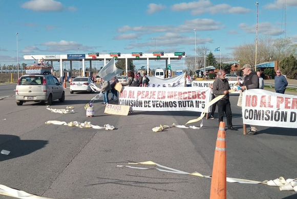 Mercedes se planta ante Vialidad Nacional: piden obras y caminos alternativos para vecinos si sigue el peaje en Ruta 5