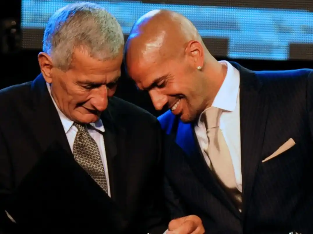 Verón: padre e hijo juntos.