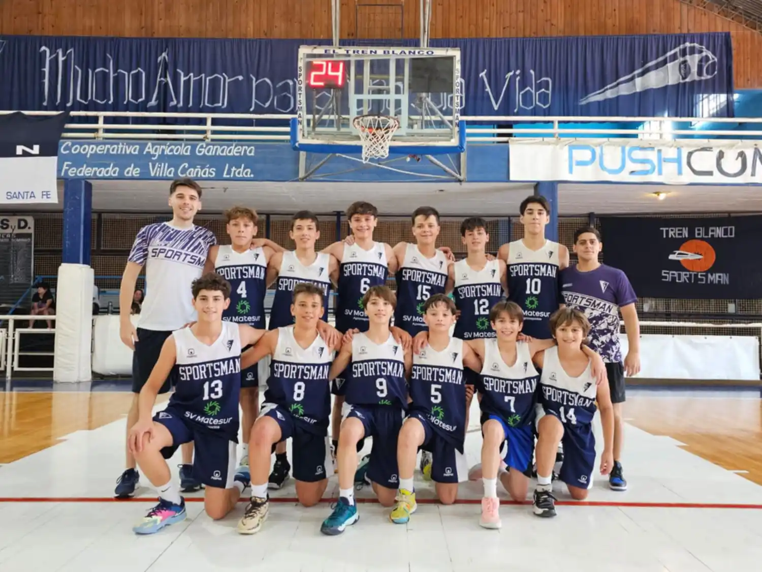 El Tren Blanco campeón U13.
