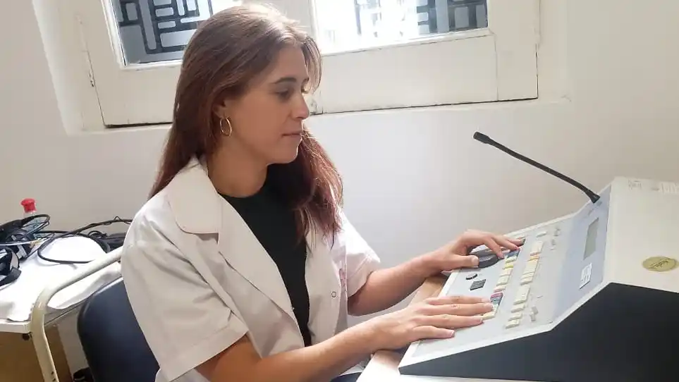 La fonoaudióloga Juana Román y Zubeldía.