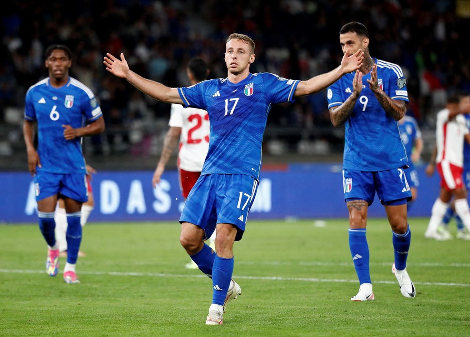 Italia goleó a Malta