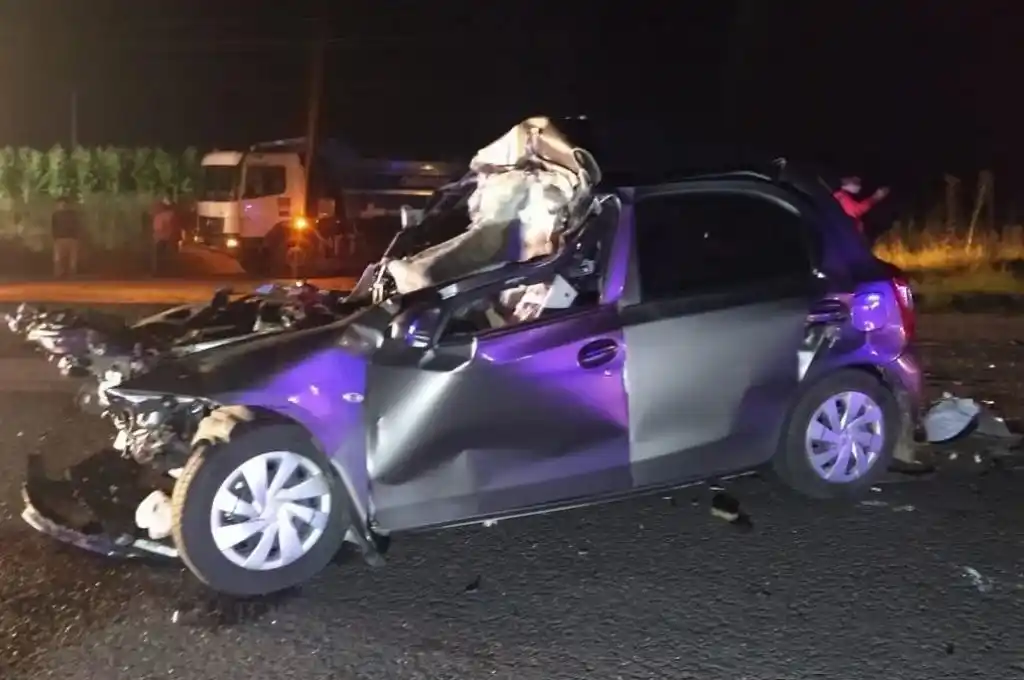 Accidente sobre la ruta N° 33: tres personas fallecidas