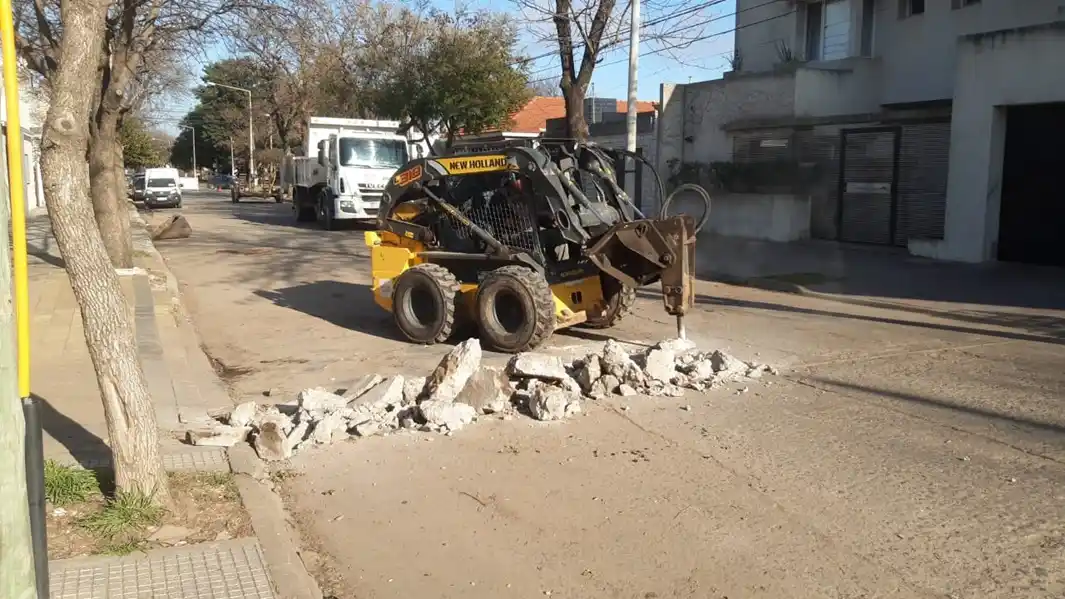 Las máquinas no se detienen en Venado Tuerto.