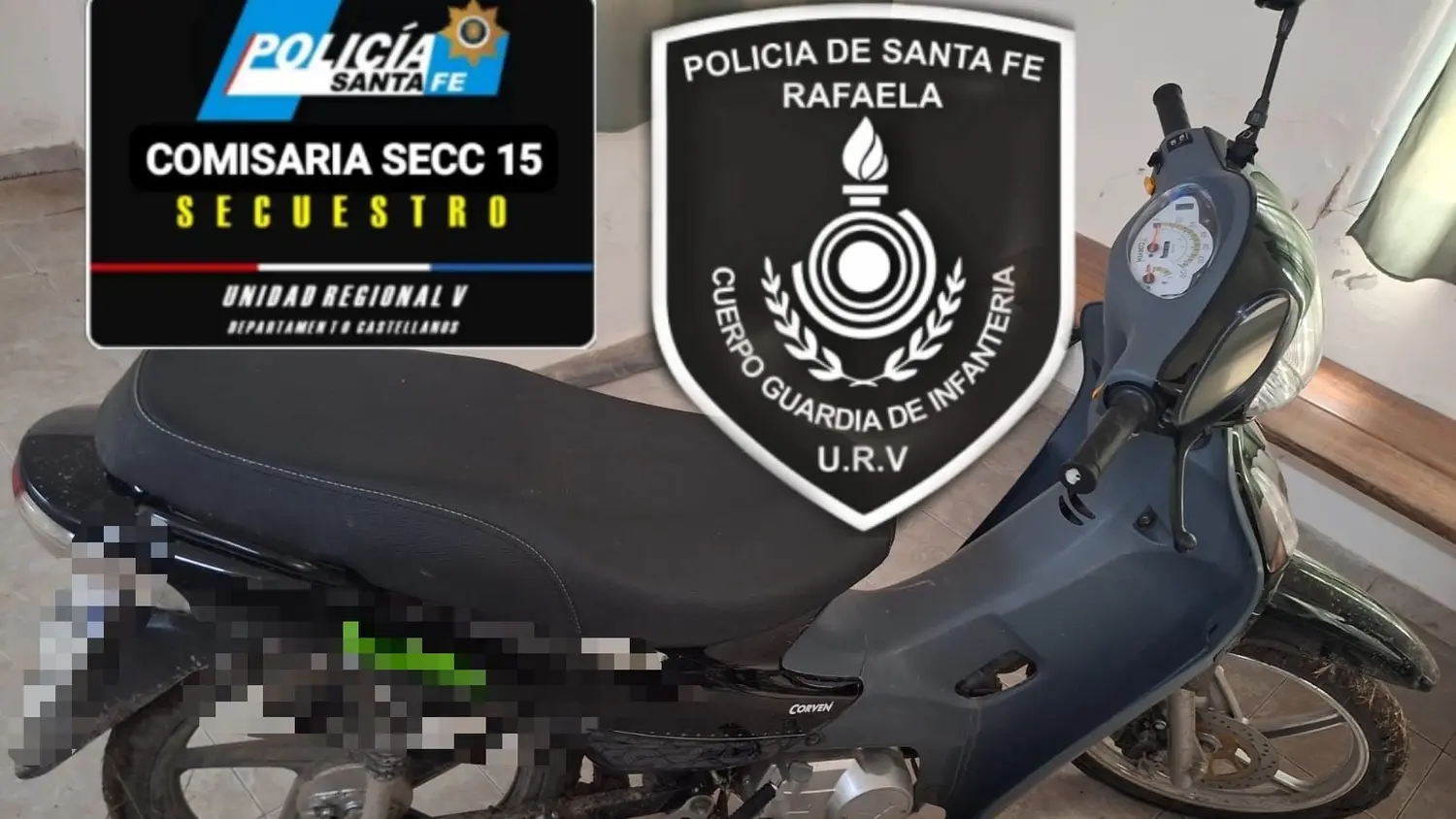 Recuperaron una moto en la región que fue robada en Córdoba