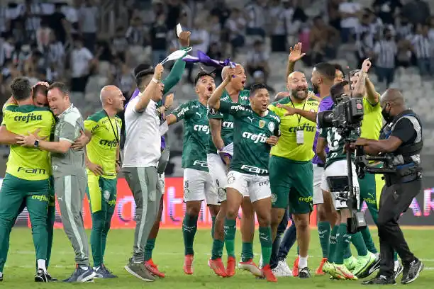 El festejo de Palmeiras tras pasar a la final.