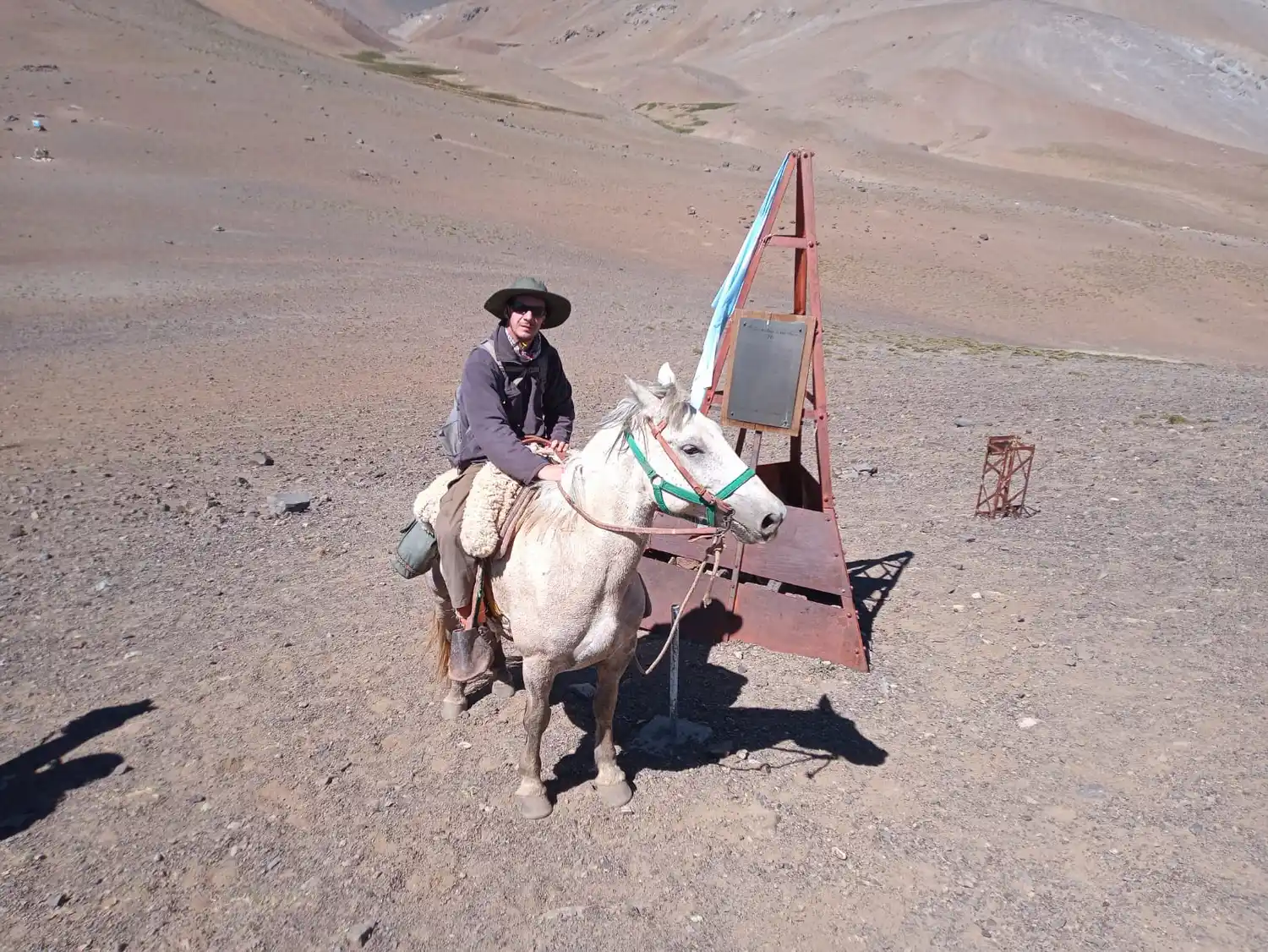 Andrés Villata tomó el mismo camino que hizo José de San Martin hace 207 años
