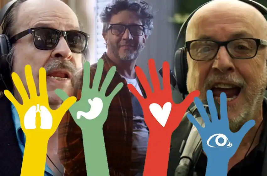 Fito, Baglietto y Lito Nebbia, unidos por la donación de órganos