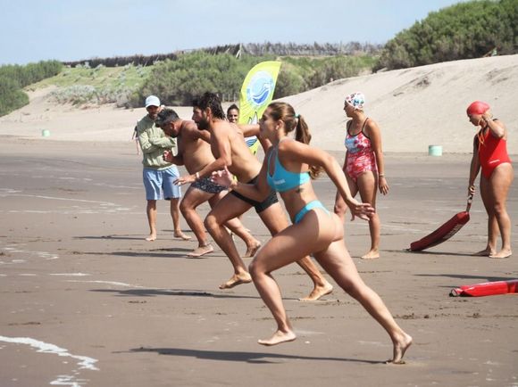 Gran competencia de Guardavidas en Dunamar
