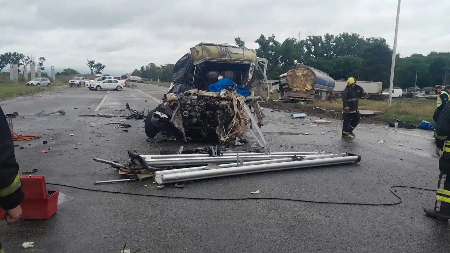 Se conoció la identidad de los cuatro policías fallecidos en la ruta 7
