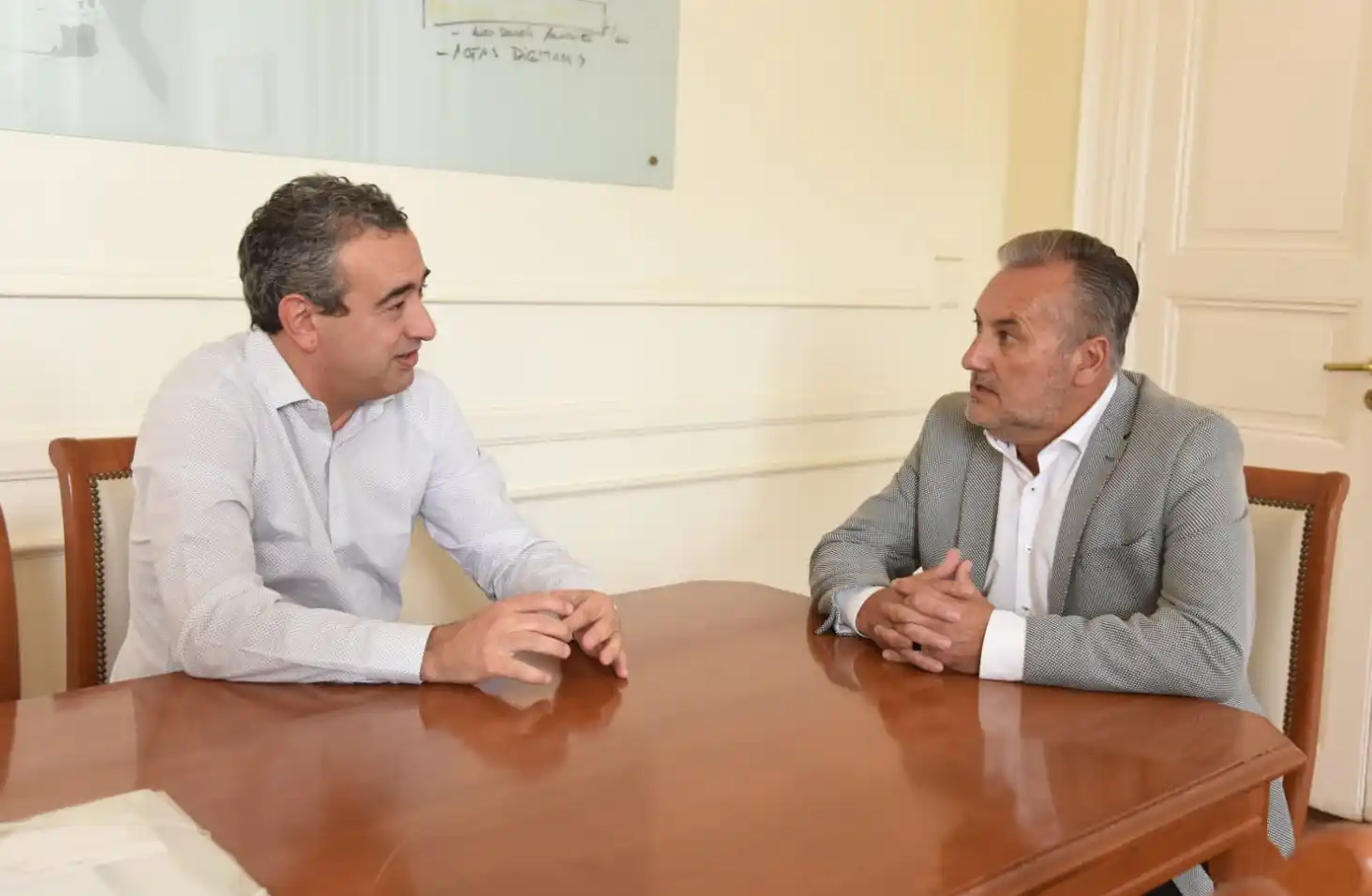 Marcelo Lewandowski se reunió con Pablo Javkin