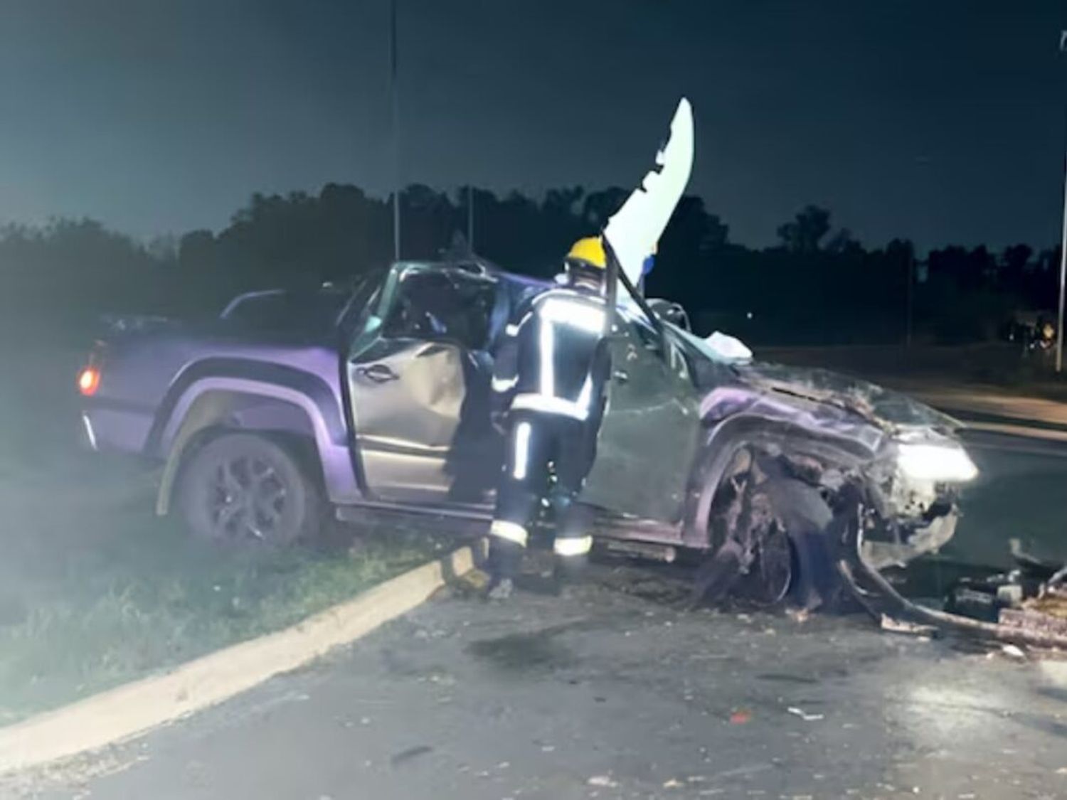 Cuatro amigos murieron en un accidente vial en la Ruta 6