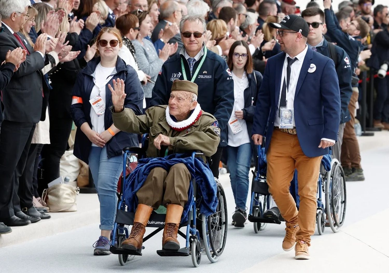 Veteranos y líderes mundiales se dieron cita a 80 años del desembarco en Normandía.