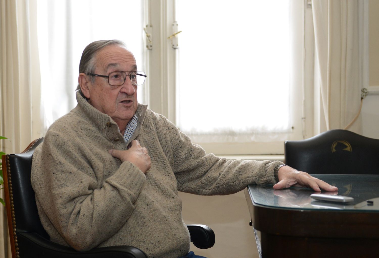 Miguel Lunghi con El Eco de Tandil