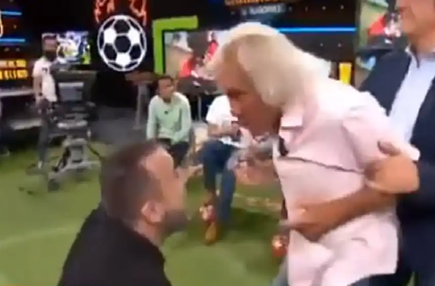 Le hizo honor a su apodo: ¡El Loco Gatti casi termina a las piñas en vivo!