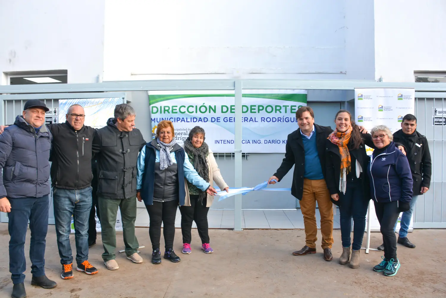 General Rodríguez: Inauguraron los nuevos sanitarios del Polideportivo municipal