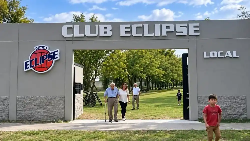 La entrada del Club Eclipse.