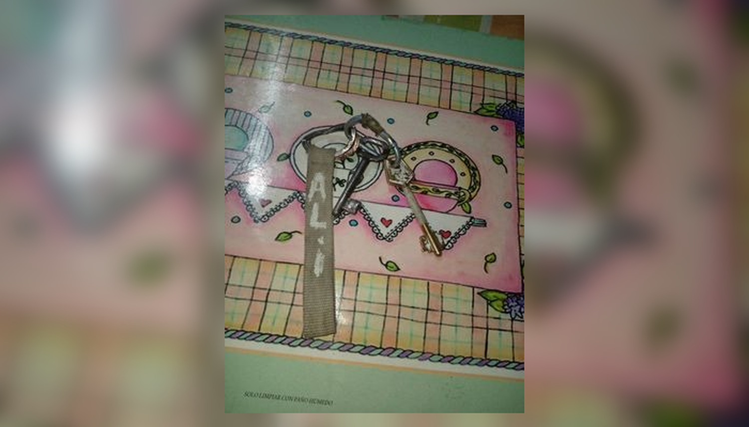 Jessica encontró estas llaves