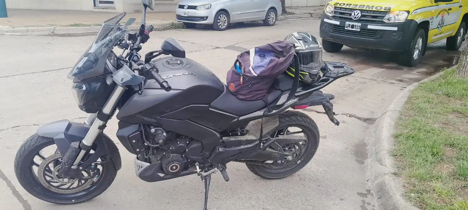 La motocicleta que participó de episodio. Foto: BVVT