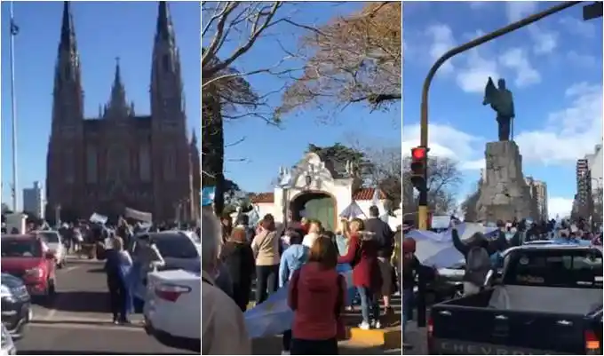 #19S Nuevas protestas en el país: En Quinta de Olivos también se concentraron