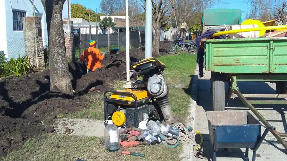 Avanzan las obras de ampliación de la red de gas