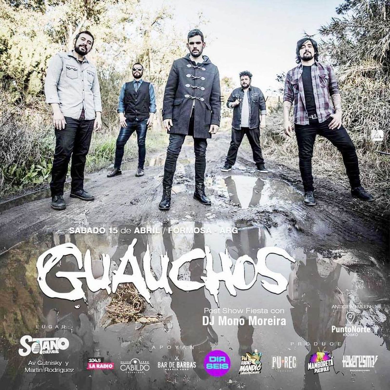 La banda de folkrock Gauchos vuelve al escenario