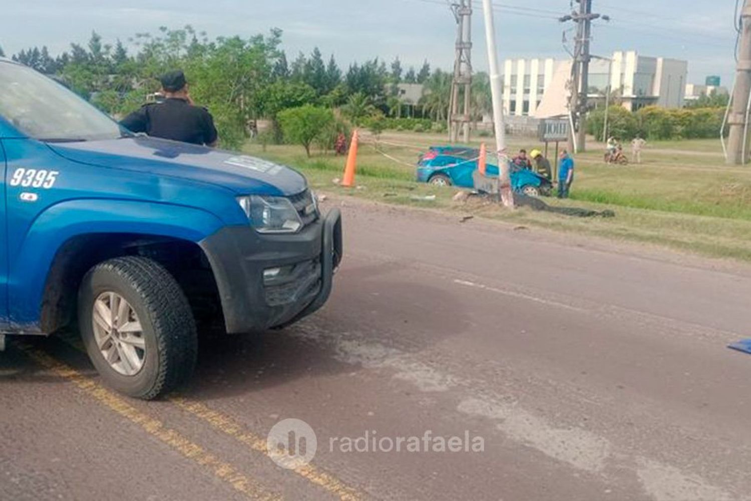 Tragedia en la ruta: un motociclista perdió la vida en un choque con un auto