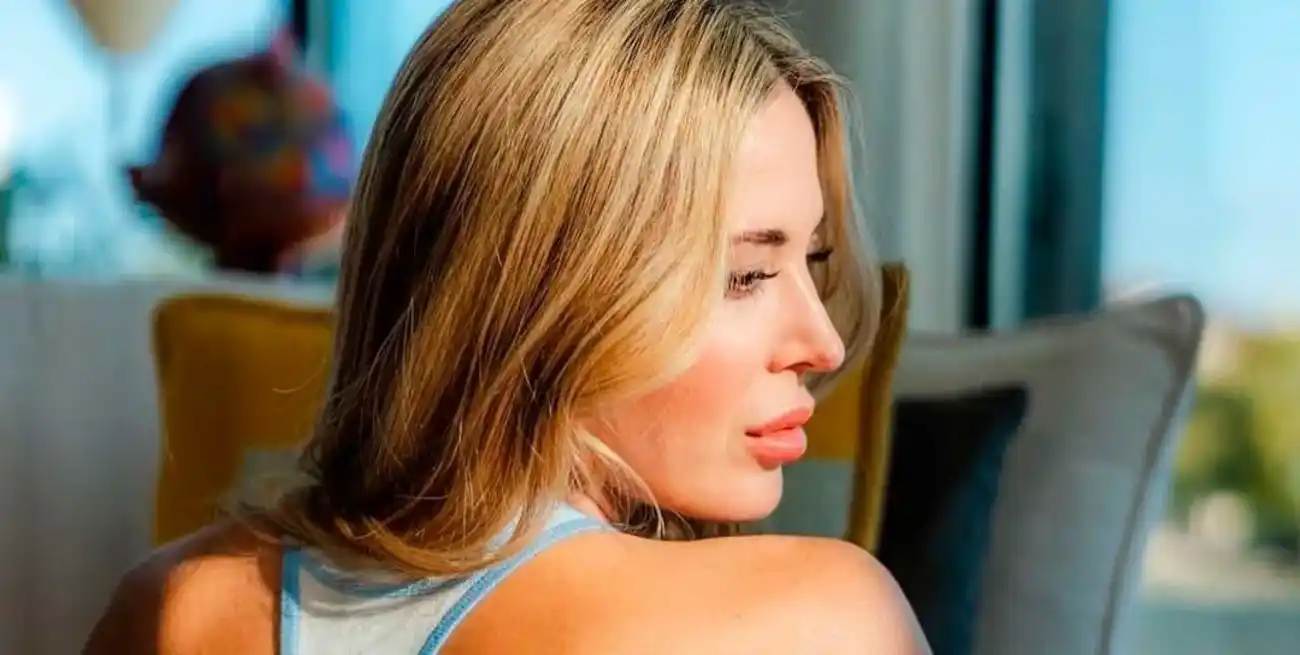 La modelo no habló de momento sobre la detención de su marido.