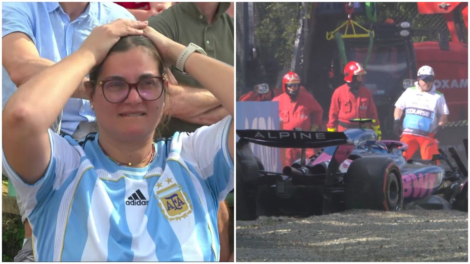 El fuerte accidente de Colapinto en la misma curva donde murió Senna: fue durante la clasificación del GP de Imola en F1