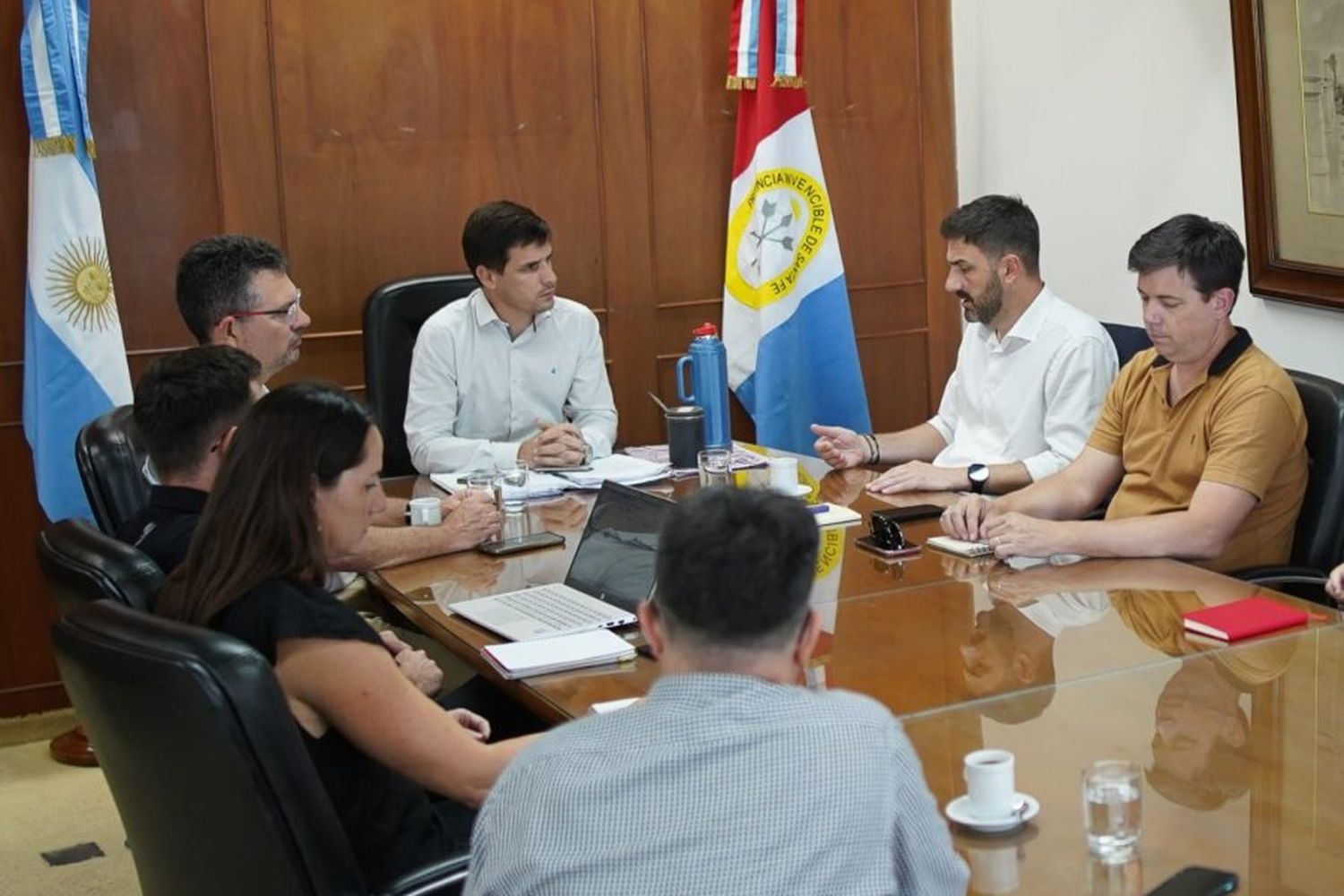 Leo Viotti recibió al Ministro de Ambiente y Cambio Climático, Enrique Estévez