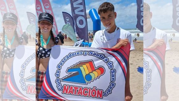 Catalina y Felipe Morales: destacada performance en una prueba en Pinamar