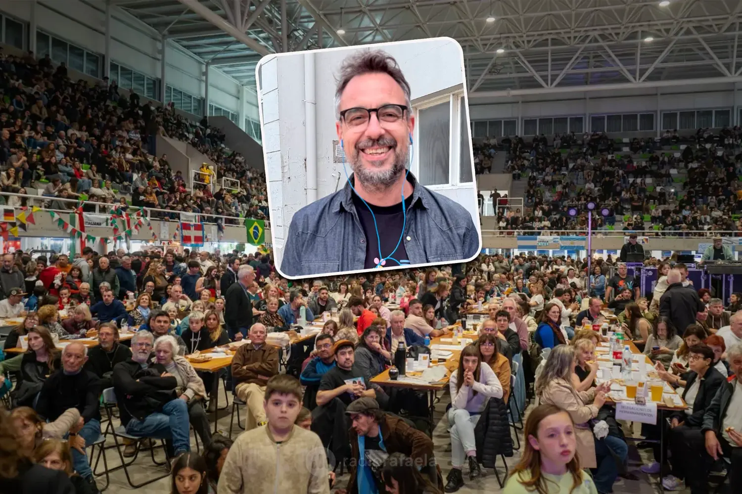 Martín Lopetegui, Coordinador de Cultura de la Municipalidad de Rafaela | Miles de rafaelinos desbordaron el estadio Invencible en una histórica Fiesta de las Culturas por los 145 años de Rafaela