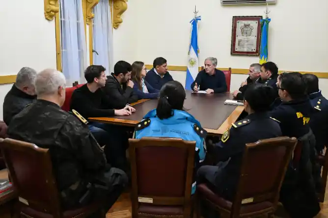 Reunión conjunta para la revisión del Plan Integral de Seguridad en Chascomús