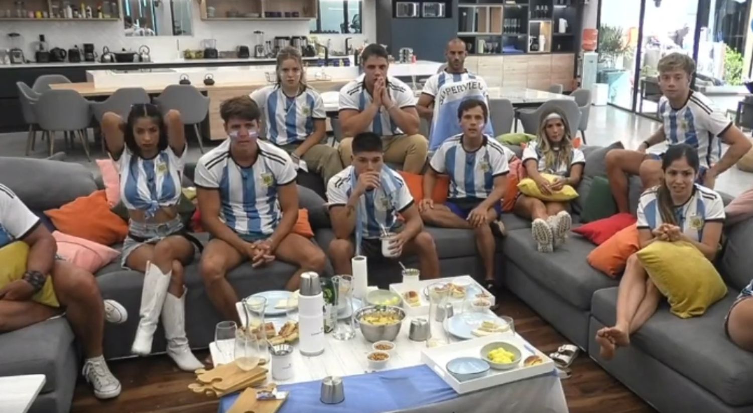 ¿Son cábala?: los participantes de Gran Hermano vieron el partido de la Selección