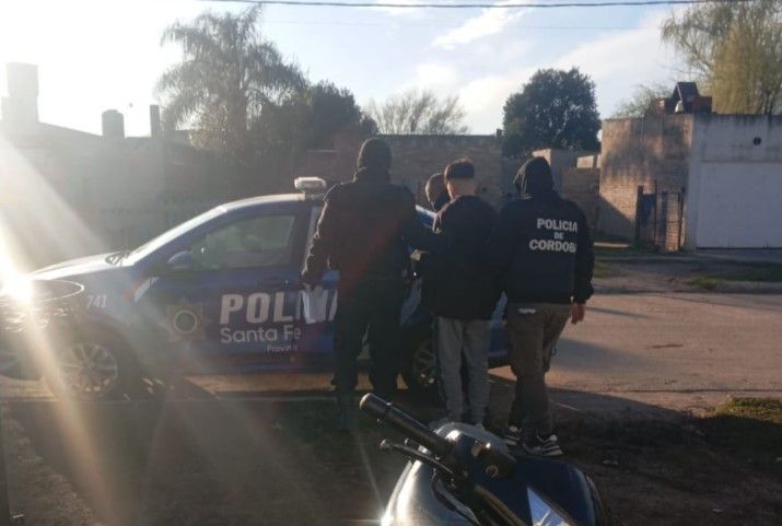 El momento de la detención.